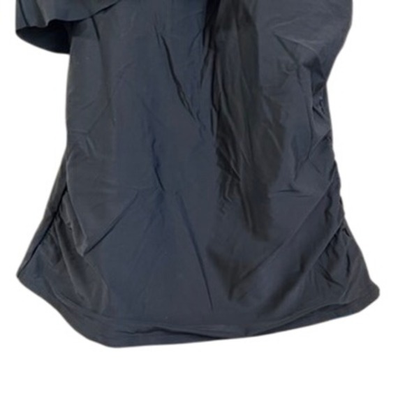 Yonique Black One Shoulder Ruffle Tankini Swim Top Women's Size M‎ - Picture 5 of 6